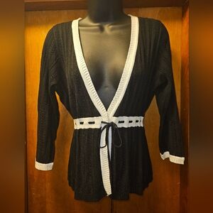 NWT White House Black Market Knit Top, Size M